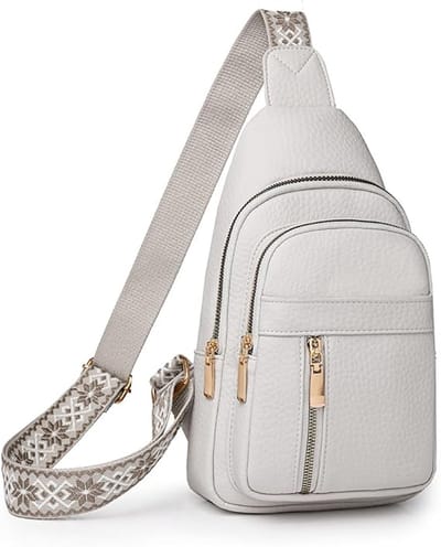 Daity 1 Pack - Dames crossbody tas - Dames leren schoudertas - Heuptas - Borsttas riem - Reis heuptas
