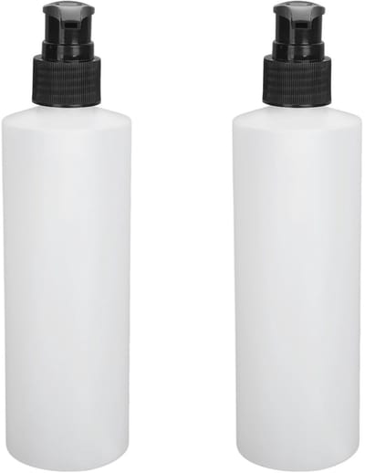 Dailygoods- Massageolieverwarmer - Hervulbare Pomp Dispenser - 2 Stuks 250ml - Herbruikbaar Accessoire - Geschikt voor Lotion - Lekdicht Ontwerp - Pompdispenser