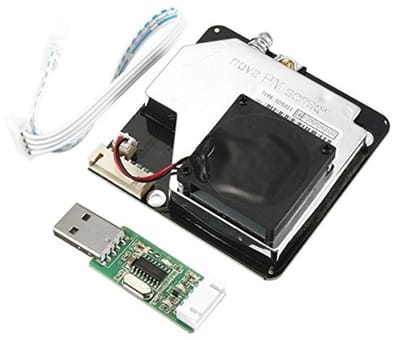 Store_9 - PM Sensor - High Precision - Digitale Luchtkwaliteitsmeter - Compact formaat - PM2.5 en PM10 - Ideaal voor binnenruimtes - Moderne uitstr...