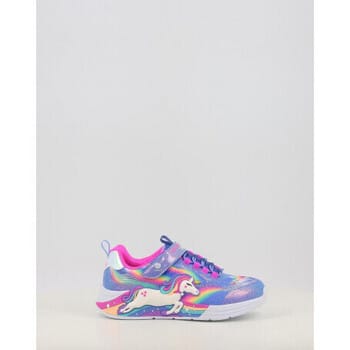 Skechers Unicorn Chaser meisjes sneakers - Blauw multi
