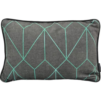 Gek op kussens! Velvet graphic green | 30 x 50 cm | kussenhoes | velvet/polyester