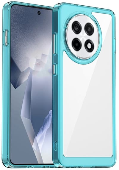 Coverup Hoesje - Geschikt voor OnePlus 13R Hoesje - Coverup Transparant ShockProof TPU Back Cover - Blauw