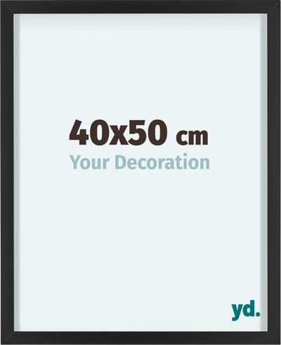 Your Decoration - Fotolijst 40x50 cm - Aluminium - Zwart - Virginia