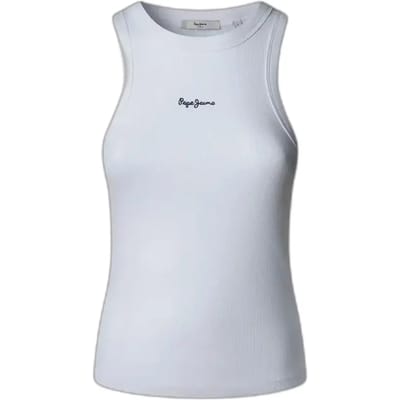 Pepe Jeans Marian Mouwloos T-shirt Wit S Vrouw