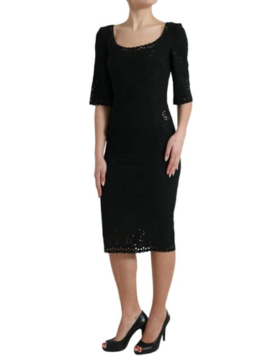 Floral Lace Pencil Jurk