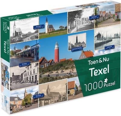 Toen & Nu Puzzel - Texel (door fotograaf Robert Mulder) - 1000 stukjes - Tucker's Fun Factory Legpuzzels