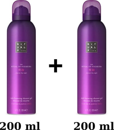 Rituals of Yozakura - Foaming Shower Gel - 2 x 200 ml - Douchegel Yozakura