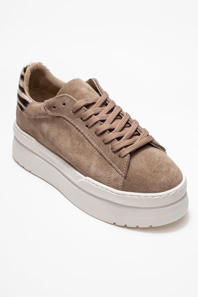 Anabel Leren Platform Sneakers Dames