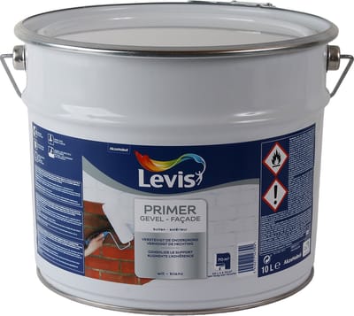 Levis - Primer Gevel - Wit - 10 L