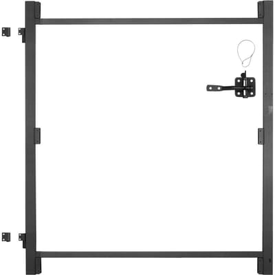 Kit de construction de portail pour ouvertures de 40 à 72 pouces de large Clôture de 4 à 5 pieds de haut