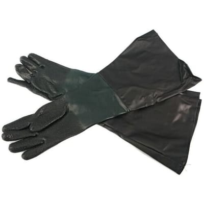 HBM Universele set handschoenen voor straalcabine 60 cm