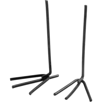 Kippenpootjes zwart, 20 stuks