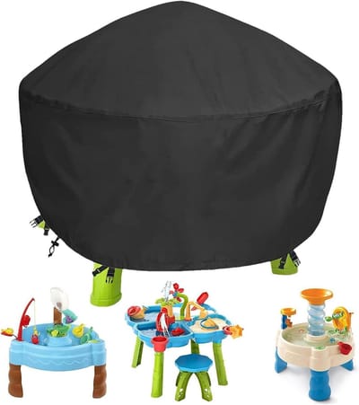 Zand- en watertafelhoezen | Stofdicht Anti-Uv Waterdicht Zand- en Watertafelhoes | 34 X 34 X 18 inch Outdoor Water Tafel Speelgoed Voor Zand Water Tafel Outdoor Speelgoed