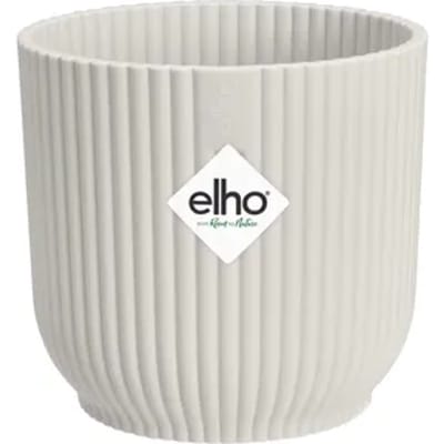 Elho Bloempot Vibes Fold Mini - Kunststof - Zijdewit - Diam.7xh6,5cm