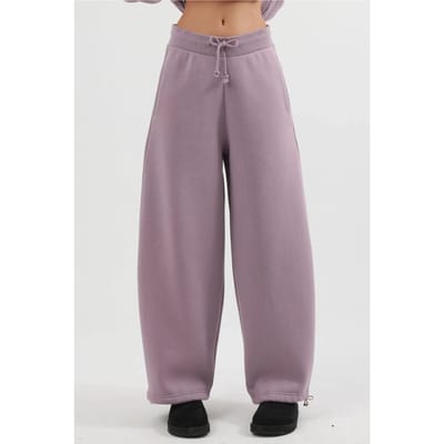 Dames Lange Fleece Joggingbroek