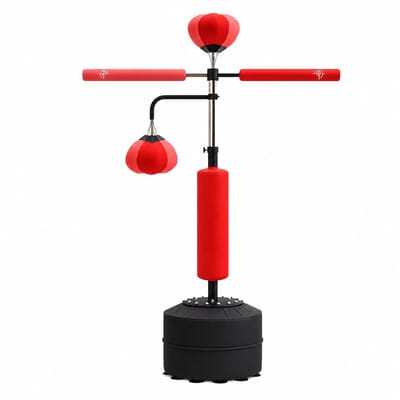 Novari - Vrijstaande bokszak - Boksbal - Bokszak - Fitness - Boksen - Verstelbare hoogte - Krachtige grip op de vloer - 88x50x230