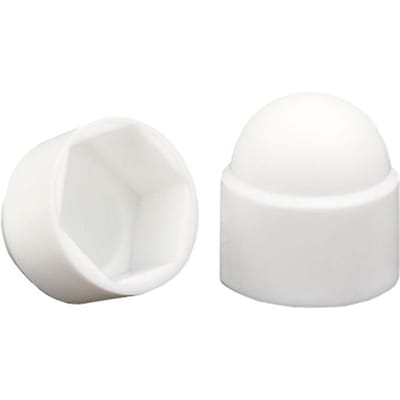 Zeskantmoerdoppen M4 M5 M6 M8 M10 M12 M14 PE-kunststof zeskantdoppen voor bouten beschermen moeren voor autowielen exterieurdecoratie M4x7x9(20pcs)