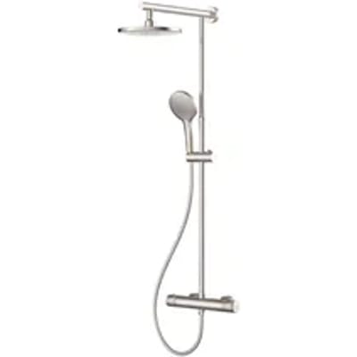 Aquavive Regendouche Cato - Vernikkeld - Rond - Met Handdouche - Waterbesparend