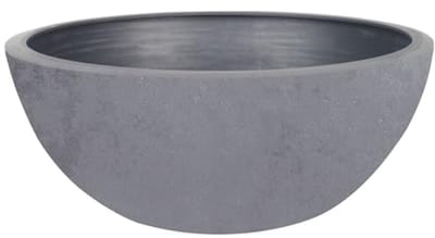 Waskom 30 cm - 5,5 L - Decor Imitatie Beton - Ø 29,5 x H 12 cm - Beton Grijs