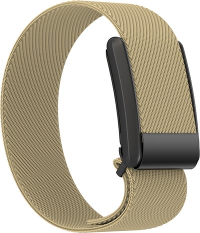 EP Goods - Bandje geschikt voor WHOOP 3.0 & WHOOP 4.0 - Nylon - Armband - Verstelbaar Polsbandje - Lichtbruin