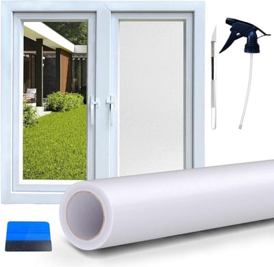Privacy Raamfolie Zelfklevend Krasbestendig Anti-UV voor Badkamer Keuken Kantoor 75x300 cm