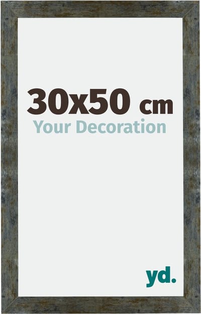 Your Decoration - Fotolijst 30x50 cm - MDF - Blauw Goud Gemeleerd - Mura