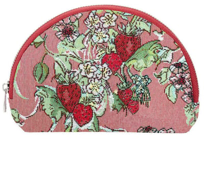 Make-up tasje - Wild Strawberry - Wilde aardbeien - Claire Louise Design