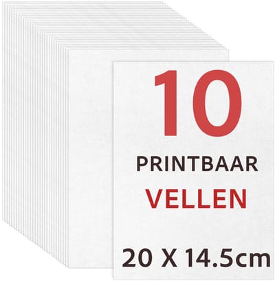 10 Drukbare Krimpfolie Vellen Knutselpakket - A4 Printable - 29 X 20cm - Krimp Folie Vel - Krimpie Dinkie Dimpie Knutselen Knutselpapier - Vellen Set - DIY Pakket Spullen voor Jongens, Meisjes - Knutselkoffer Sieraden Maken Oorbellen, Sleutelhangers