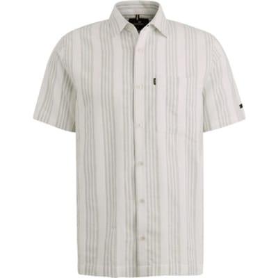 Overhemd Lange Mouw Vanguard Short Sleeve Overhemd Dobby Streep Groen