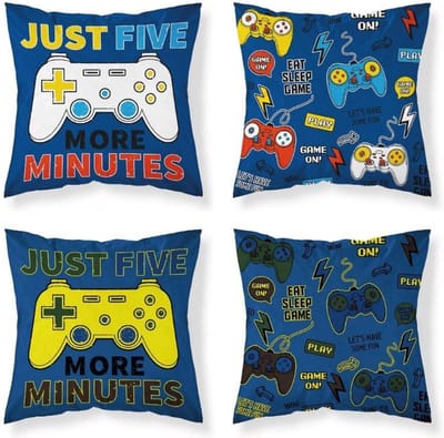 Sierkussenhoes Gamer - 40x40 cm - glow in the dark - exclusief vulling