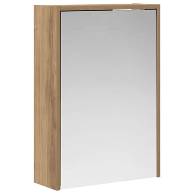 vidaXL - Badkamerspiegelkast - Ambachtelijk - Eiken - 43 - x - 16 - x - 62.5 - cm