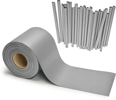Garronda – Vlechtband – PVC – Privacyband – 19x70 - Grijs RAL7040 - GD-TAK-Strip