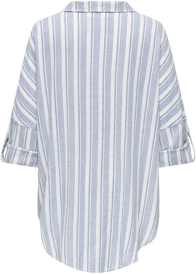 ONLY CARMAKOMA - CARCARO 3/4 LINEN BL TUNIC PNT - Dames - Blouses