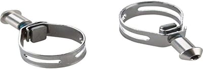 Montageklem Set - Schroefset Fiets - Fiets Onderhoud - Inclusief Schroeven - 2 Stuks - Zilver