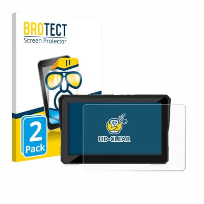 BROTECT - Screenprotector voor Carpuride W502S Pro 5" - Folie Beschermfolie transparant 2 Stuks