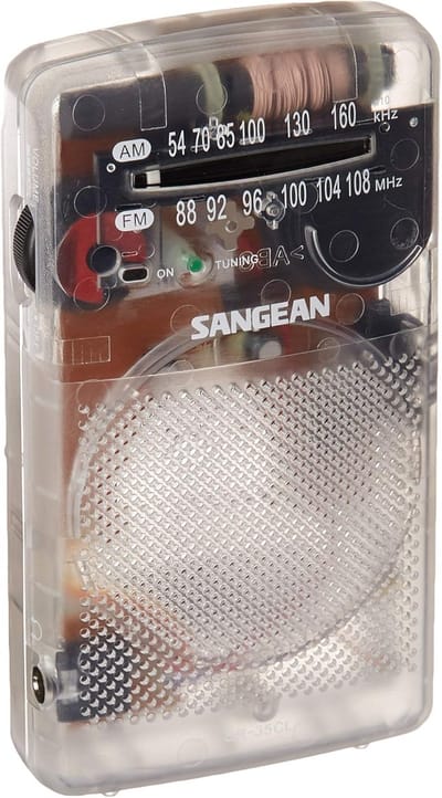 Pocket Radio - Draagbare Radio - Muziek Luisteren - Analoge AM/FM Tuner - 787 x 33 x 1143 cm