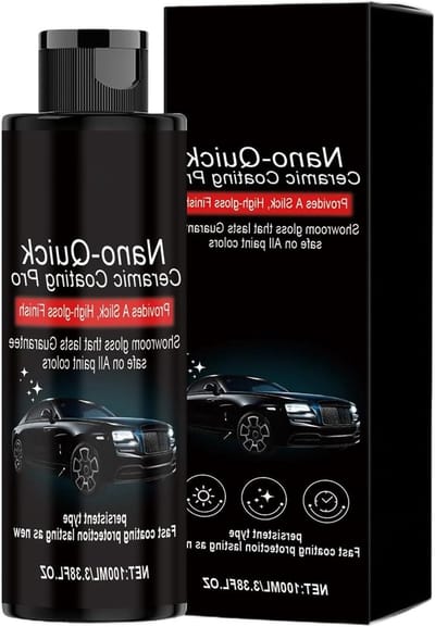 Auto Coating - Krasreiniger Lakvernieuwer - Auto Onderhoud - Duurzame Nano Laag - 100 ml - Meerkleurig