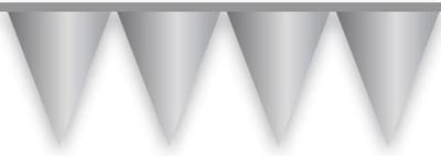 Vlaggenlijn zilvergrijs (10m)