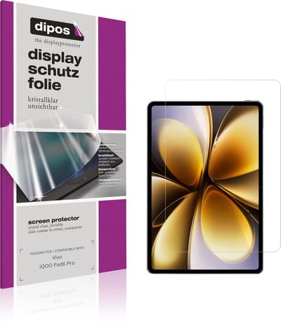 dipos – 2x Beschermfolie geschikt voor Vivo iQOO Pad6 Pro | Krasbestendige & heldere Screenprotector Ultra-Thin