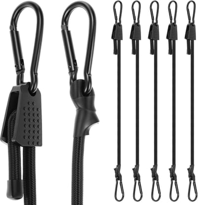 Expander met clip - Elastisch koord - Vastzetten lading - Verstelbaar en waterdicht - 52 cm lengte