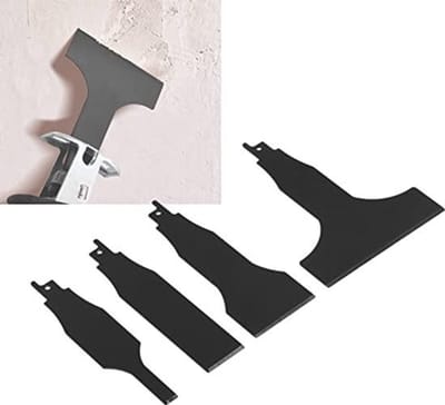 4PCS Schraperbladen - Multifunctional Carbone Staal - Voor Tegelreiniging