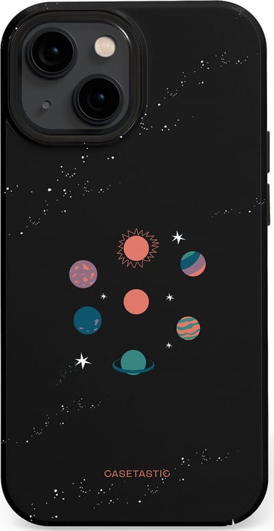 Casetastic Hoesje Geschikt voor Apple iPhone 13 Mini Magsafe - Stijlvolle Beschermende Duo-layer Case - Universum familie