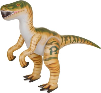 Grote Opblaasbare Velociraptor Dinosaurus voor Kinderfeestjes en Tuinplezier