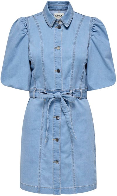 ONLY Denim jurk ONLBELIS Midi-jurk