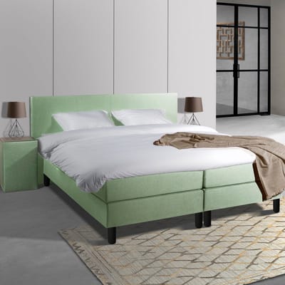 Anno 1588 Comforta Boxspringset - Pocketvering - Lentegroen - 140x200 cm - Inclusief dekbed + 2 kussens