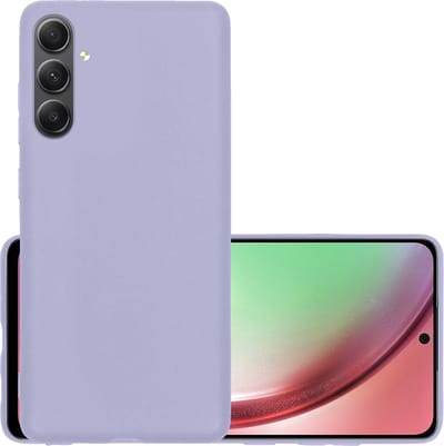 Hoesje - Geschikt voor Samsung Galaxy A54 - Sterk & Shockproof - Hoes Cover - Siliconen Case - Lila