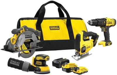 Stanley Fatmax V20 Serie - Elektronische Gereedschapsset - 18V - 2.0Ah en 4.0Ah Accu's - Inclusief Toebehoren