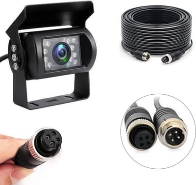 Waterdichte Achteruitrijcamera met Nachtzicht en 10M Verlengsnoer voor Bus en Camper