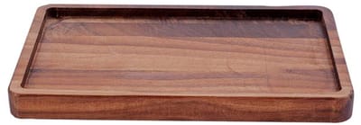 Bowls and Dishes Pure Walnut Wood | Duurzaam | Serveertray rechthoekig S 20 x 12 cm | walnoot hout | BBQ cadeautip!