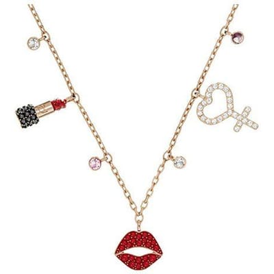 Swarovski Mine Lippenstift Ketting Dames ketting Rood 5409471 Box (Random Color) beige